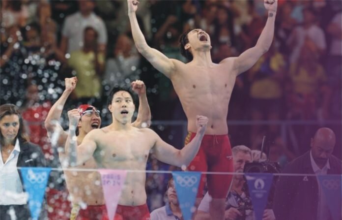 154A. China Celebrates Historic Swim Victory Over U.S. Amid Doping Controversy